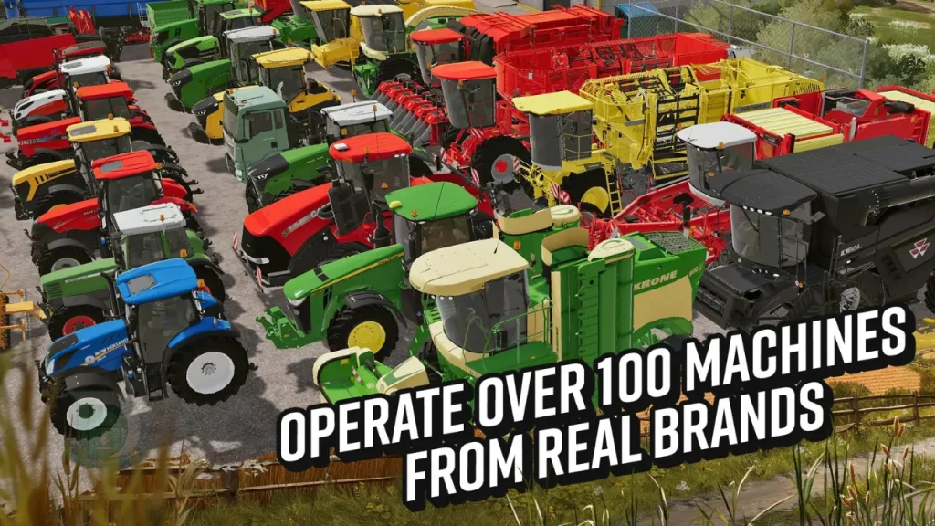 Farming Simulator 20 APK İndir Gerçek markaların arayüzüyle birçok tarlada çalışın