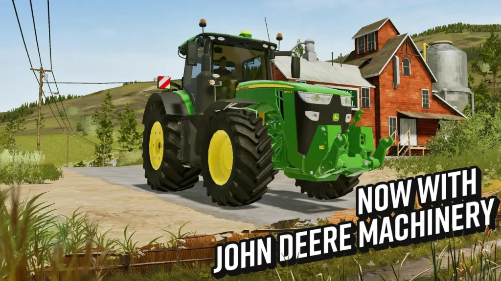 Farming Simulator 20 MOD APK İndir John Deere Makinaları