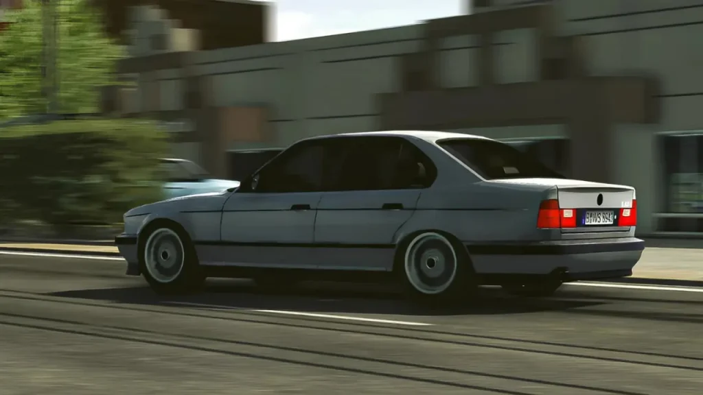 Car Parking Multiplayer klasik sedan araç sürüş sahnesi