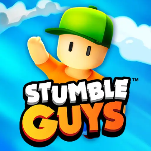 Stumble Guys oyun logosu ve karakter görseli