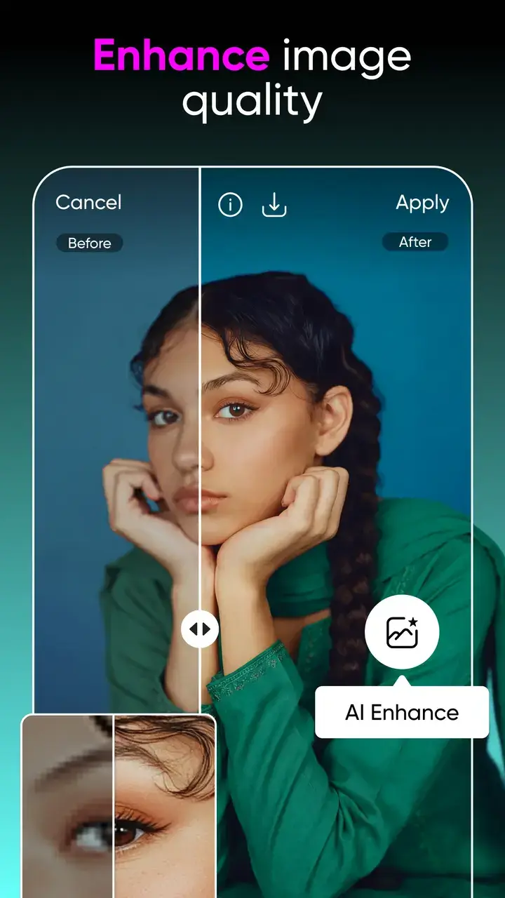 Picsart Gold MOD APK İndir Enhance Image quality