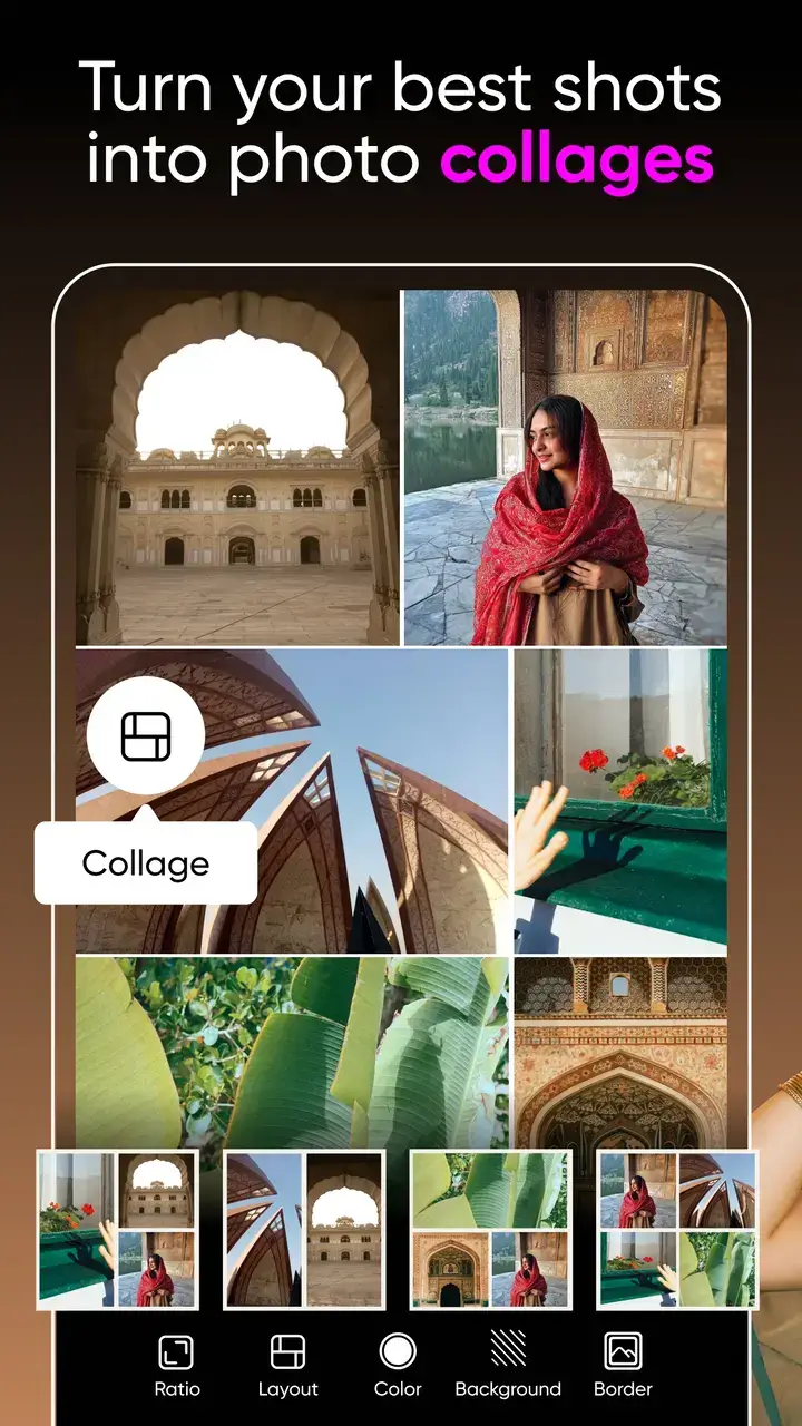 Picsart Gold MOD APK İndir Turn photo into collages